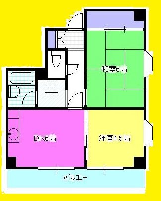 ヴィラ相模原 701号室 間取り