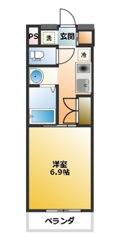 C's 3 KANEKO 115号室 間取り