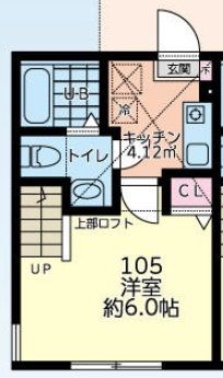アリエッティ 105号室 間取り