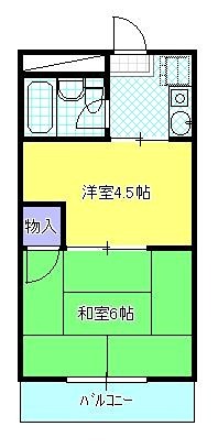山寺ビル 402号室 間取り