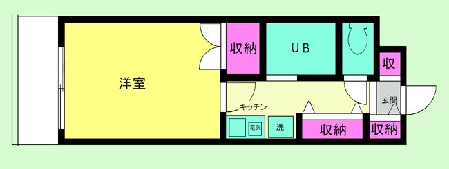 ベルハイツ３　 407号室 間取り