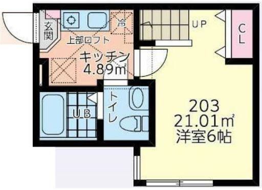 スペーシア相模原 203号室 間取り