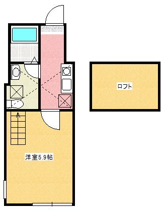 シティハイツ橋本１丁目 202号室 間取り