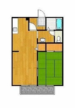 ビーライン 101号室 間取り