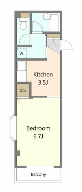 アーバンライフ永山 201号室 間取り