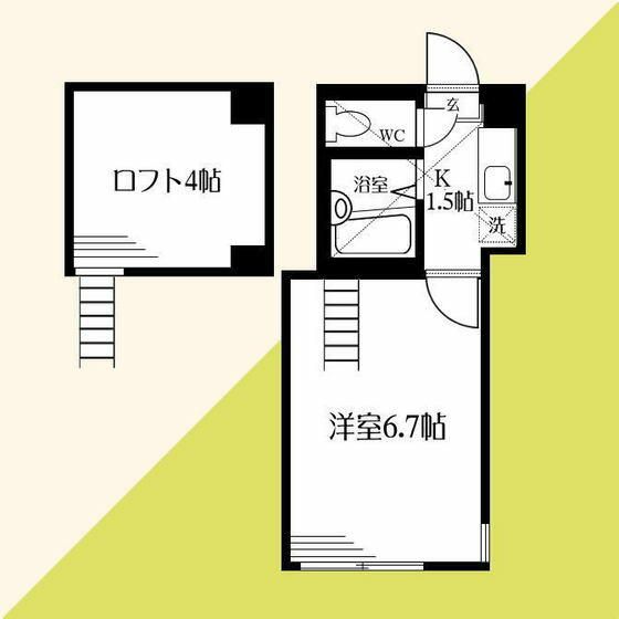 コートメモリー 103号室 間取り