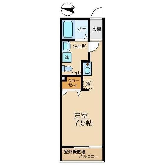 ブリエアージュ 202号室 間取り