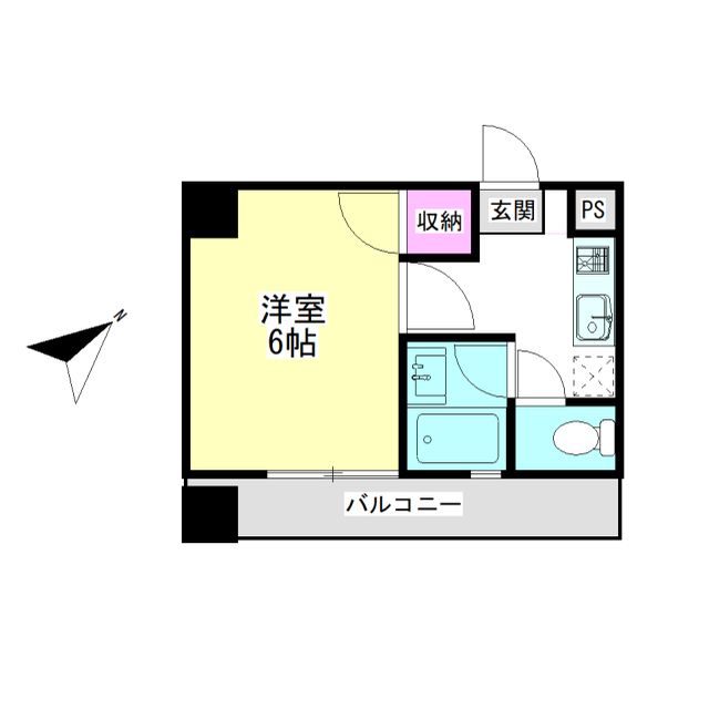 オオタニビル 402号室 間取り