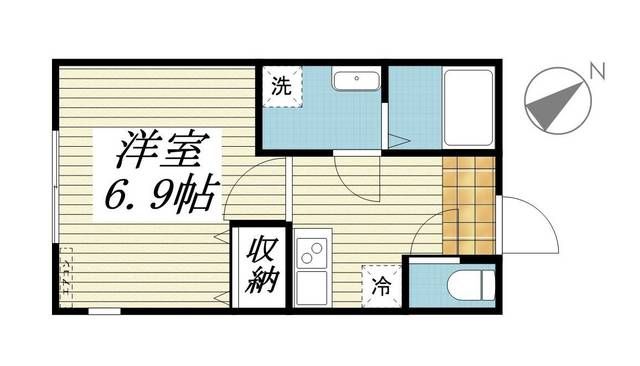 Ｌａ　Ｆｅｌｉｃｉａ相模原 202号室 間取り