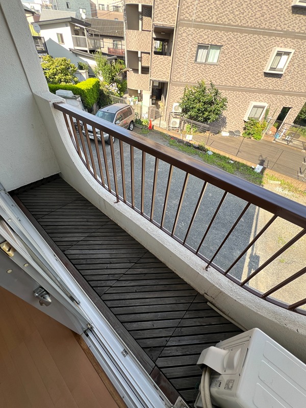 コーポ東 ベランダ