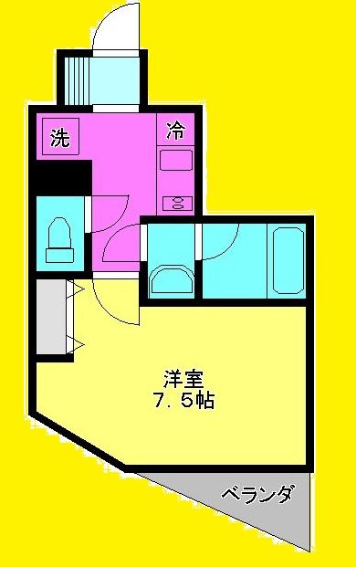矢部３丁目マンション  301号室 間取り