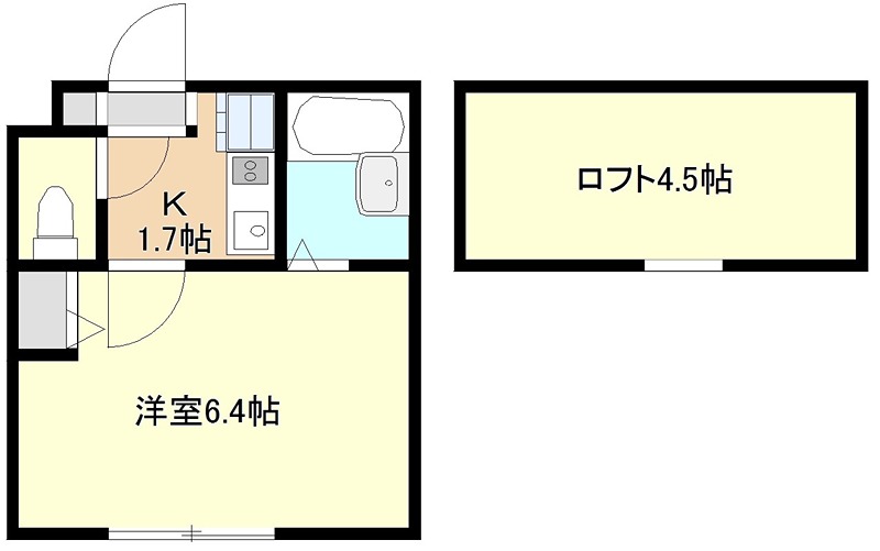 Casa　Felice(カーサフェリス) 101号室 間取り