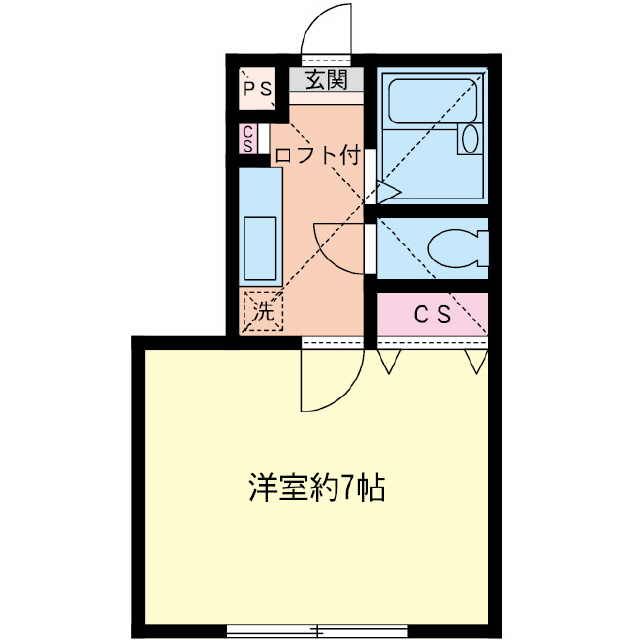 アビタシオン東淵野辺 203号室 間取り