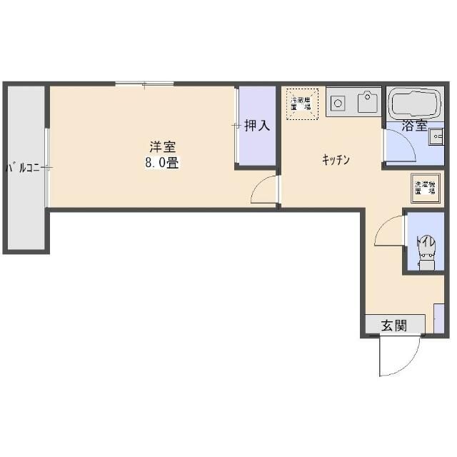ｉＪハウス北 １階部分号室 間取り