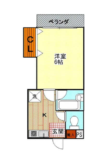 ブリックアーバー 108号室 間取り