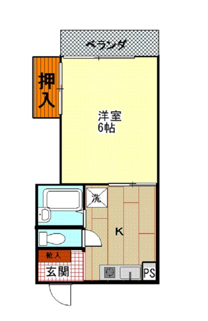 パークコート 305号室 間取り
