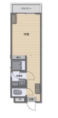 山寺ビル  101号室 間取り