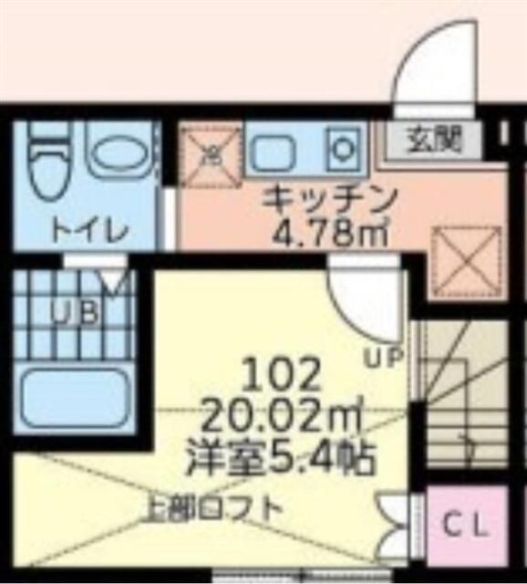 ＣＡＳＡ永山 102号室 間取り