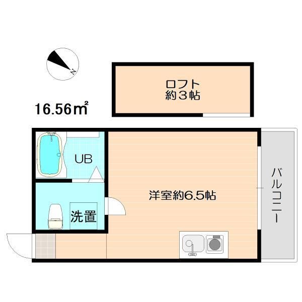 ファーストプレイス大塚 201号室 間取り