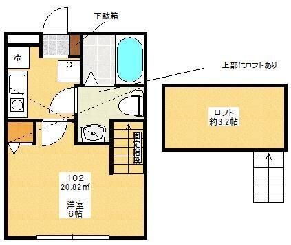 Ｍ&rsquo;ｓフラット 102号室 間取り