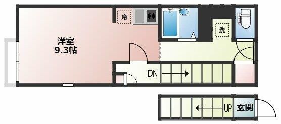 サンフラワーⅡ 205号室 間取り