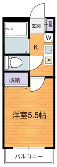 ミネックス 105号室 間取り