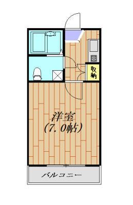 サンフラワー相原 201号室 間取り