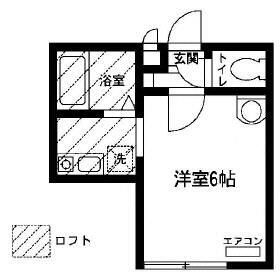 ロッシェル共和３号棟 203号室 間取り