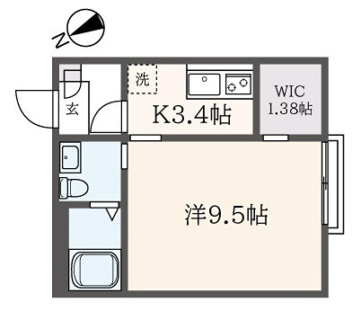 アネックスⅠ 103号室 間取り