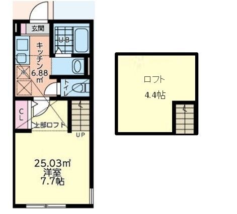 ＩＤＥＡＵＳ橋本壱番館 204号室 間取り
