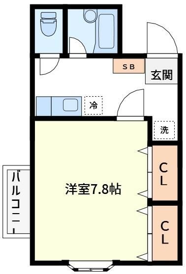 リズマロン 203号室 間取り
