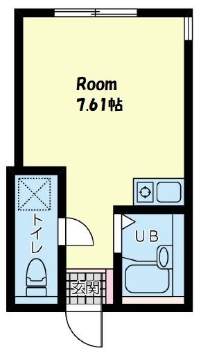 グリーントラスト 205号室 間取り