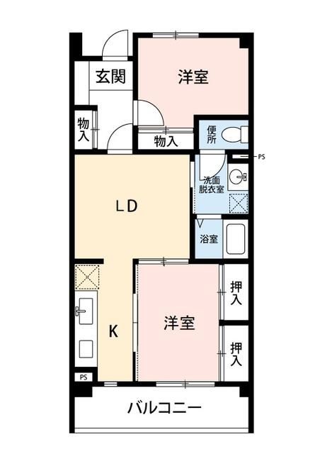 ＰＬＥＮＤＹ相模原清新 406号室 間取り