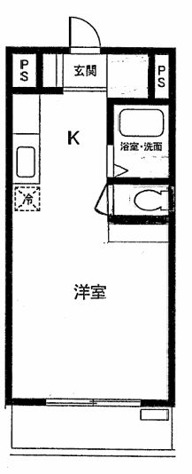エステートピア　常盤 105号室 間取り