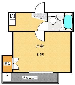 ボナール相模原 202号室 間取り