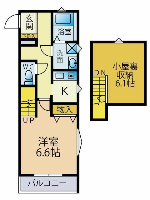 ＴＡＫＡガーデン 201号室 間取り