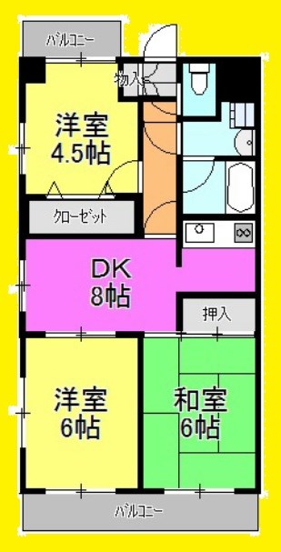 橋本大河原ビル 306号室 間取り