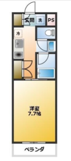 C's 25 KOYATA 306号室 間取り