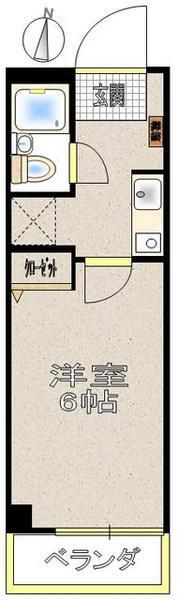 アンティーブ 303号室 間取り