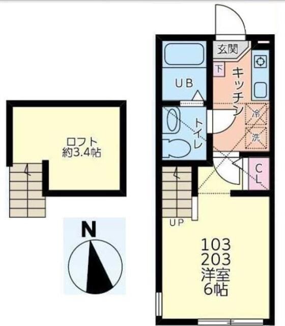 さくらレジデンス 203号室 間取り