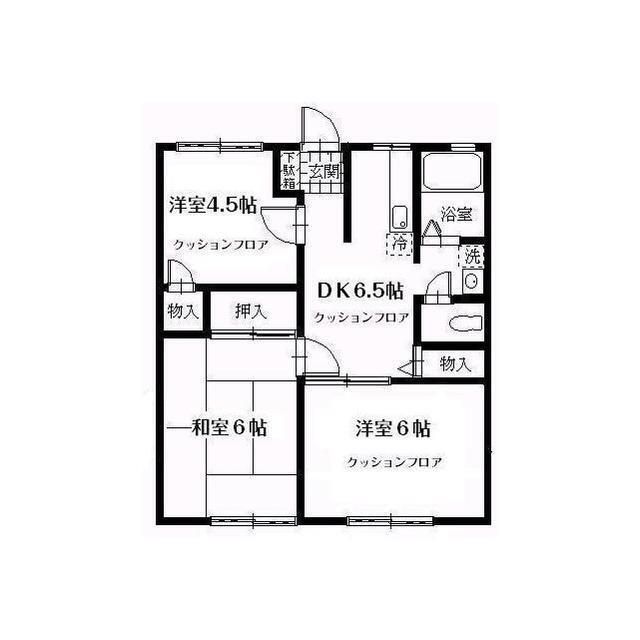 ファミール田倉 201号室 間取り