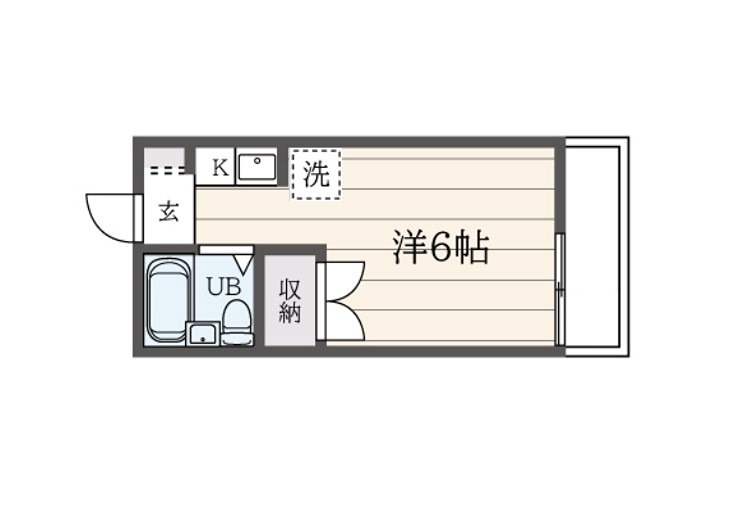 ピースフル坂下 202号室 間取り