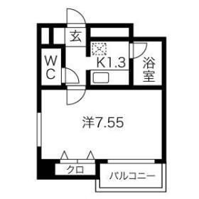 リ・ズィエール 201号室 間取り