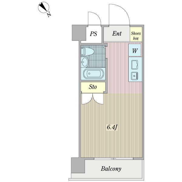 モナークマンション相模原参番館 902号室 間取り