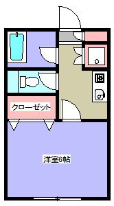 グリーンハウス弥栄 103号室 間取り