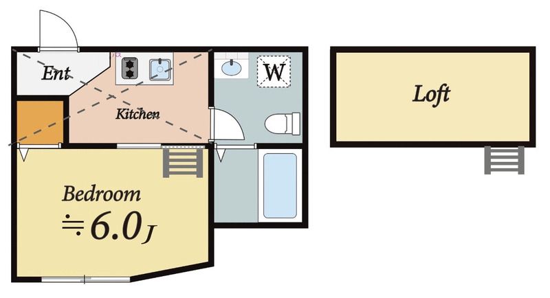 ビバーチェ 202号室 間取り