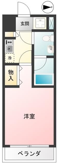 アポー堀之内 401号室 間取り