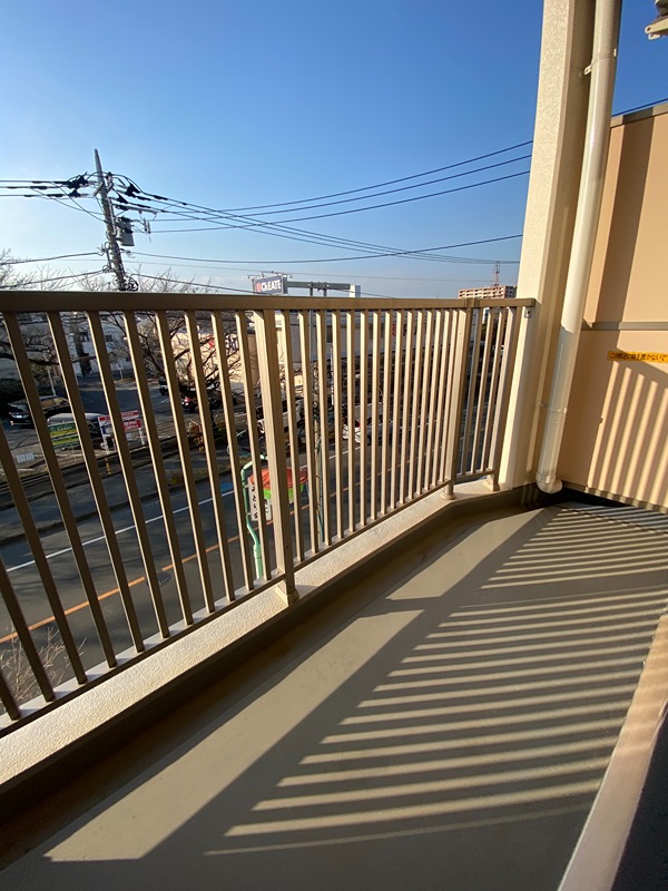 矢部３丁目マンション ベランダ