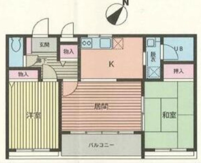 サンライズ相模原 305号室 間取り