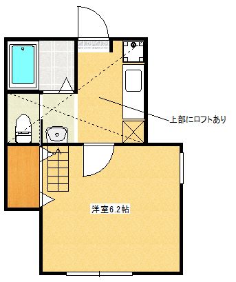 ライムテラス 101号室 間取り